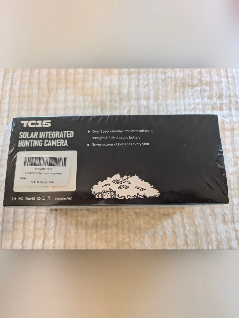Solar Integrated Hunting Camera TC15 4K - Green